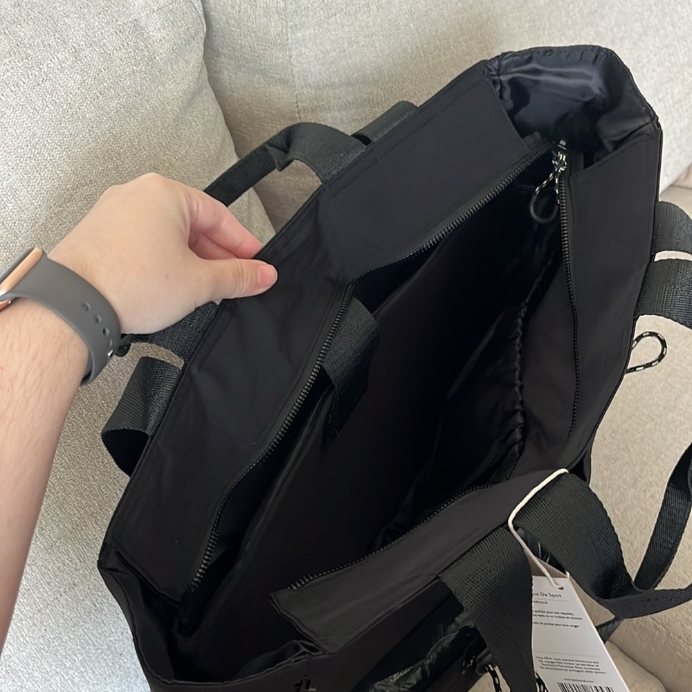 BEIS Sport Carryall Tote in Black - Picture 2 of 3